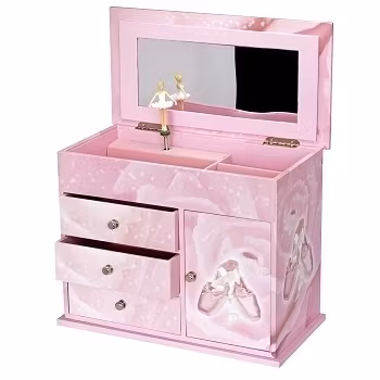 Smyckeskrin ballerina byrå