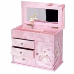 Smyckeskrin ballerina byrå