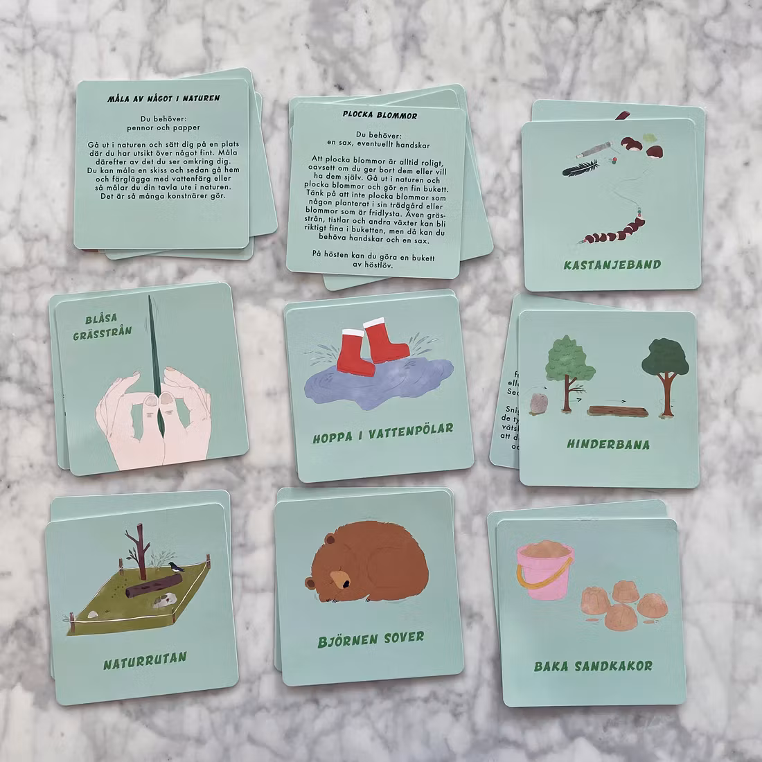 Aktivitetskort Naturen - 50 roliga saker utomhus