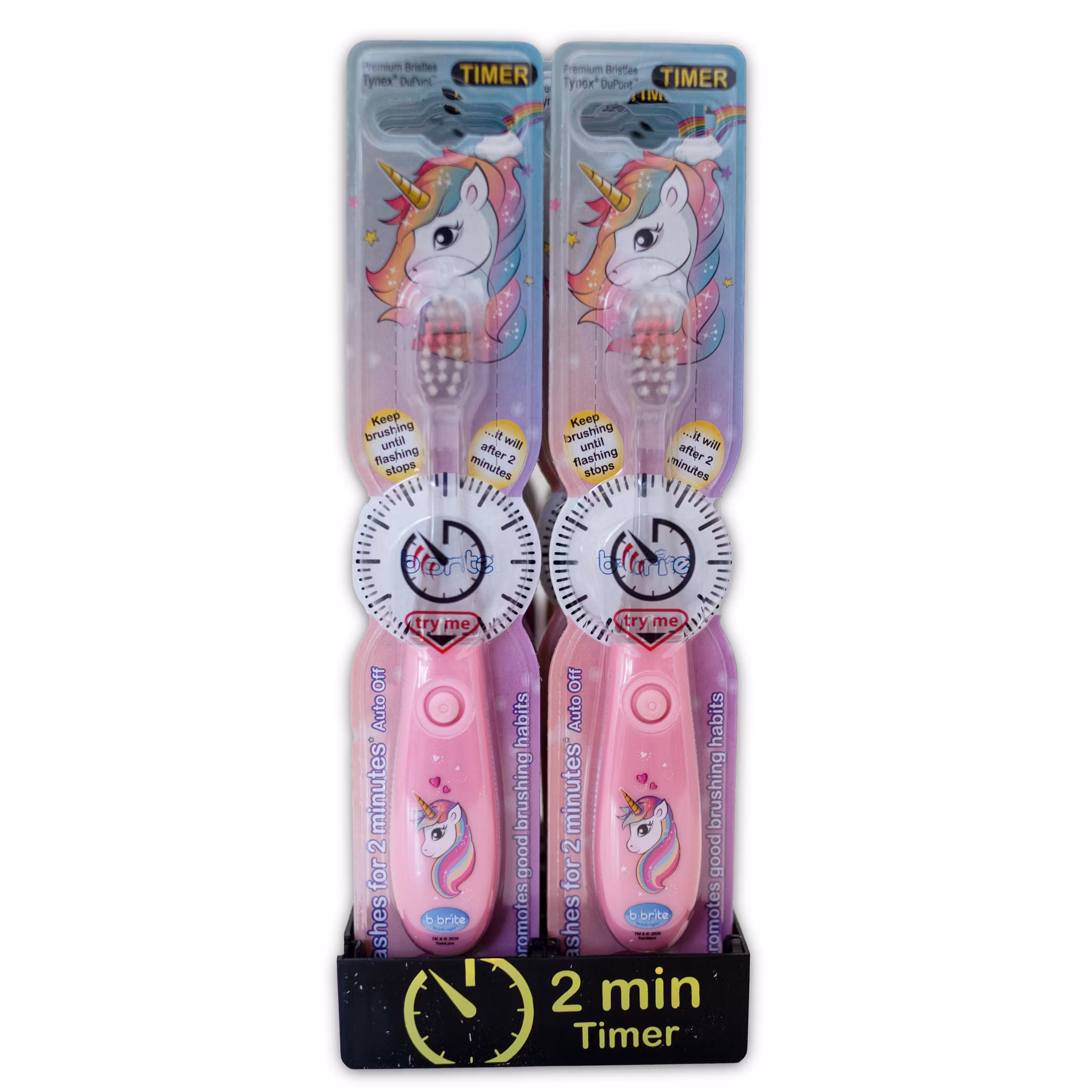 B-brite Blinkande tandborste Alpha enhörning