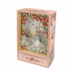 Stor dansande speldosa och nattlampa Pelle kanin - jordgubbar