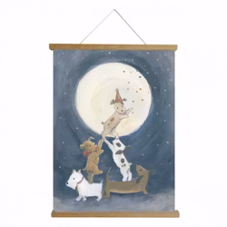 Poster hund cirkus ink hängare