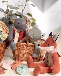 Räv Alphonse mjukdjur skallra