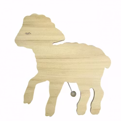 Speldosa Mary lamm vägg