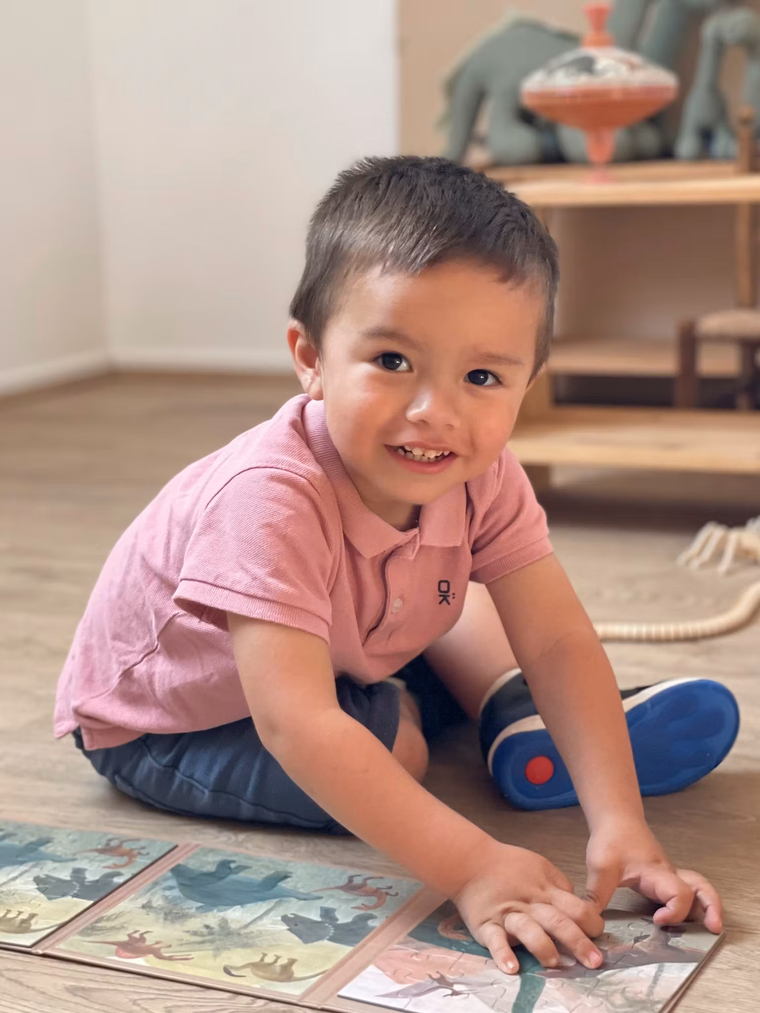 Magnetpussel Dino i pärm