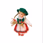 Speldosa Porslinsdocka flicka