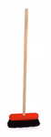 Sopborste röd/sv. 80cm