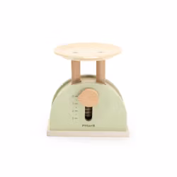 Våg i trä leka affär