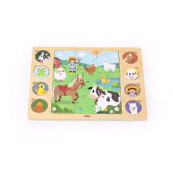 Pussla och matcha på landet