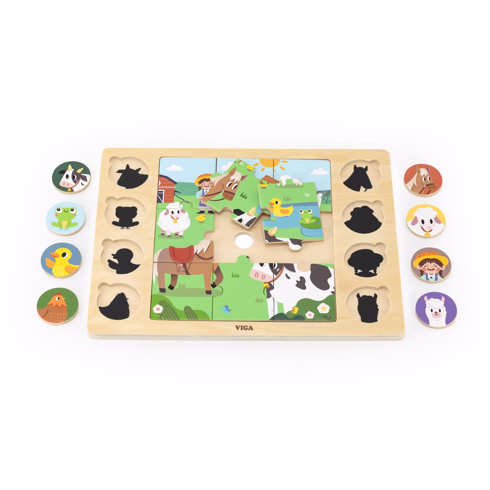 Pussla och matcha på landet