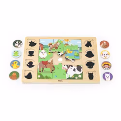 Pussla och matcha på landet