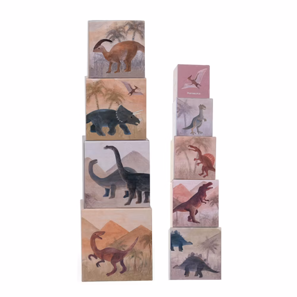 Stapeltorn 1.2.3 dino