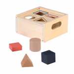 Kub med klossar matcha