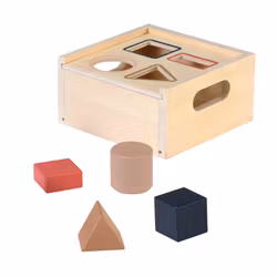 Kub med klossar matcha