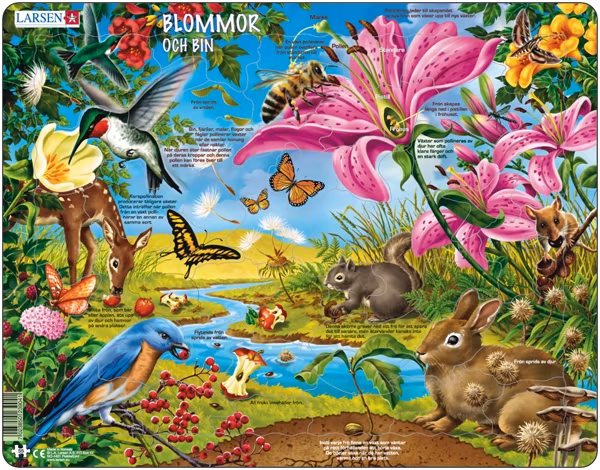 Blommor och bin - Larsen