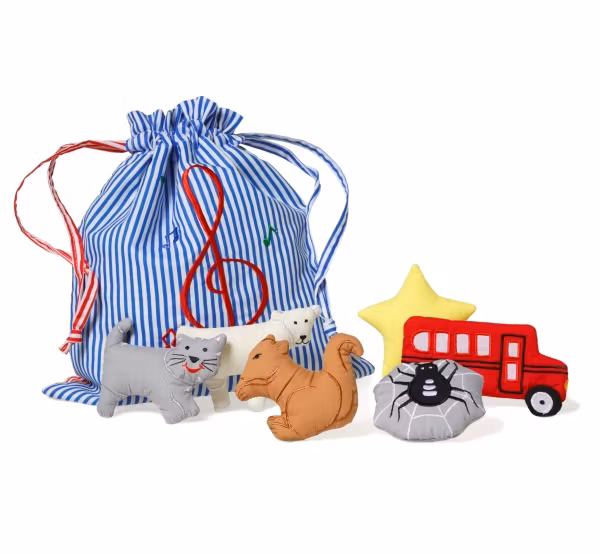 Sångpåse med figurer