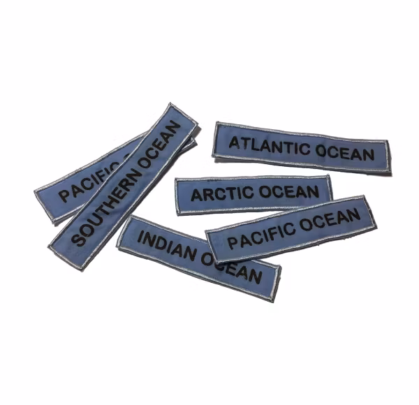 OCEANER - VÄRLDSKARTA ENG (K)