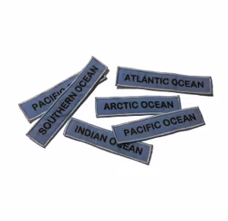 OCEANER - VÄRLDSKARTA ENG (K)