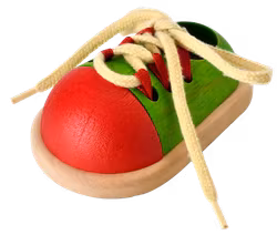 Lära knyta skorna  - PlanToys