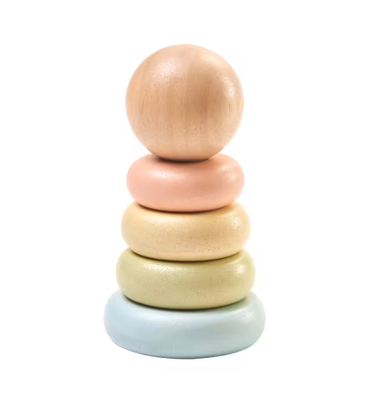 Byggtorn pastell  - PlanToys