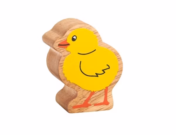 Kyckling träfigur