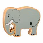 Elefant träfigur