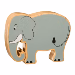 Elefant träfigur
