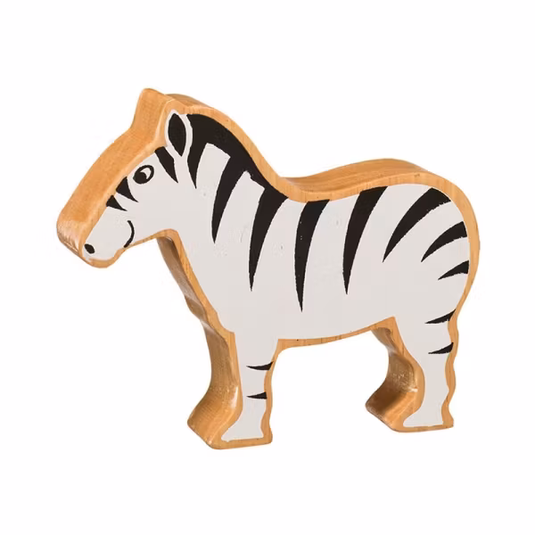 Zebra träfigur