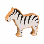 Zebra träfigur