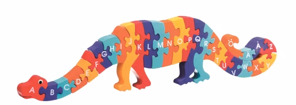 Pusseldjur Dino A-Ö