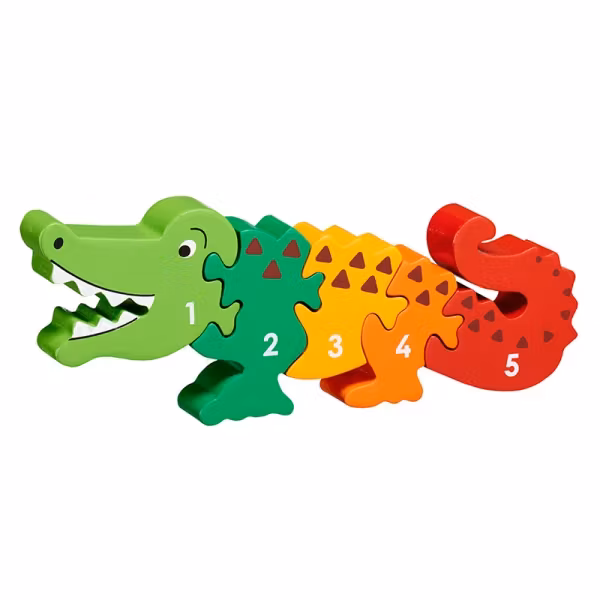 Pusseldjur Krokodil 1-5