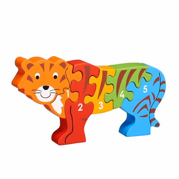 Pusseldjur Tiger 1-5