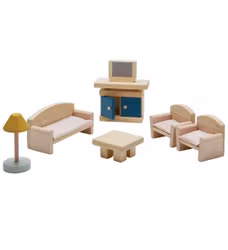 Vardagsrum Dockskåpsmöbler - PlanToys