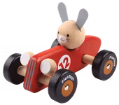 Racerbil kanin - PlanToys