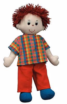 Docka pappa rödhårig