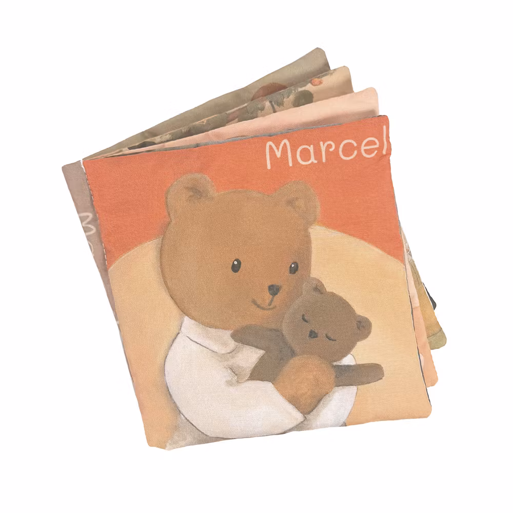 Tygbok Marcel björn - min första bok