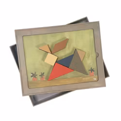 Magnetiskt tangramspel