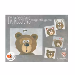 Magnetiskt spel uttryck björn