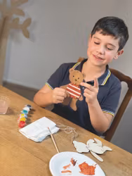 DIY sprattelbjörn att måla