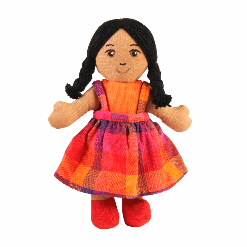 Docka flicka ljusbrun