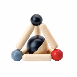 Triangle Clutching - High Contrast