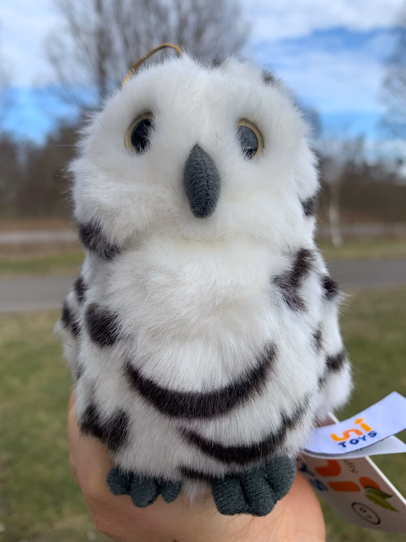 Hornuggla 3 färger plushie 13cm