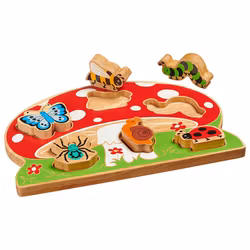 Blockpussel svamp med småkryp  Fair trade