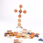 Bygga mönster fästpussel