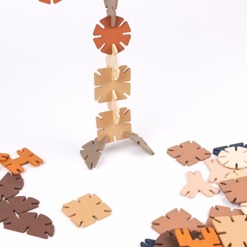 Bygga mönster fästpussel