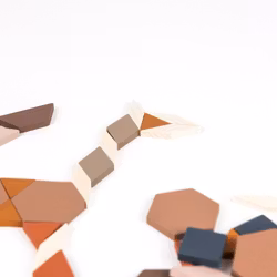 Form och mönsterkul i display