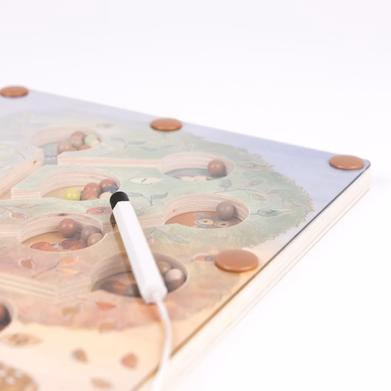 Magnetiskt spel labyrintträdet