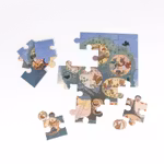 Pussel ekorrar i trädet