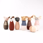 Bowlingspel kompisgäng djur