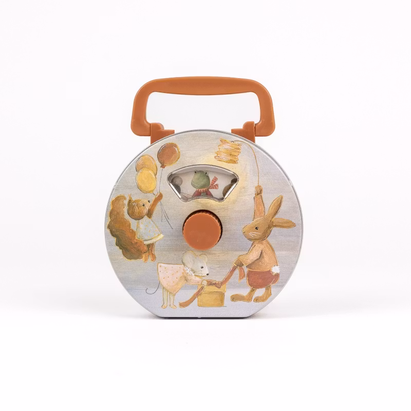 Speldosa rörlig kompisgäng